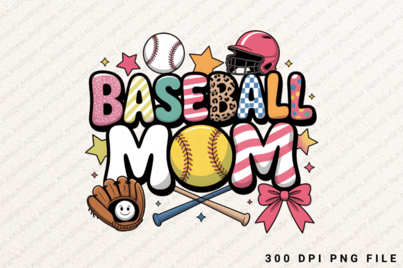 Baseball Mom PNG: A Sublimation Design Review