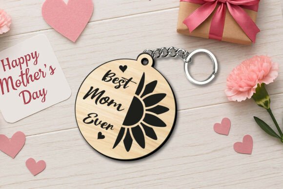 Best Mom Mother's Day Keychain SVG Laser Review