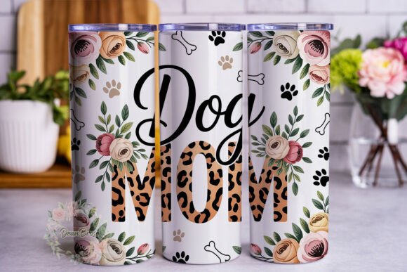 Dog Mom Leopard Floral Tumbler Wrap Review