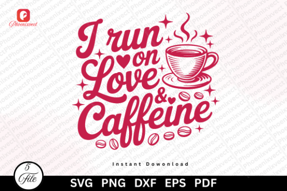 Funny Coffee Lover Run Love Caffeine PNG Review