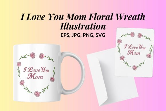 I Love You Mom Floral Wreath: An Embroidery Review