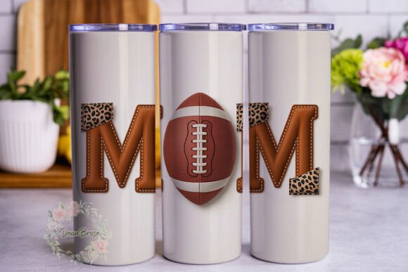 MOM Football Stitched Letters 20oz Skinn Review