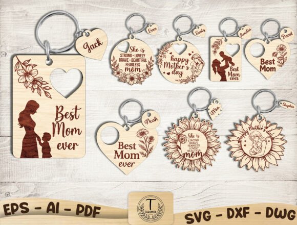 Mother’s Day Keychain SVG Bundle Review