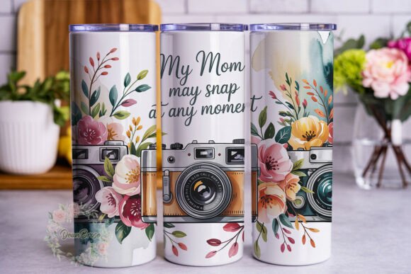 My Mom May Snap Camera Tumbler Wrap Review