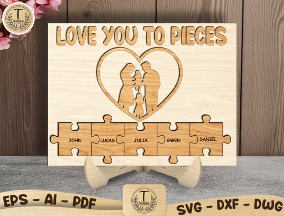 Personalized Family Puzzle SVG: A Stitch Test